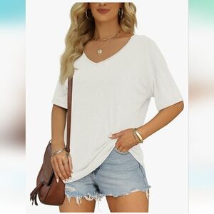 NWT Mirol white Tee
